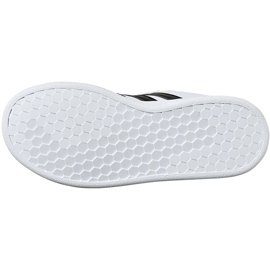 Zapatillas para niños adidas Grand Court C blancas y negras EF0109 blanco 6