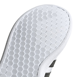 Zapatillas para niños adidas Grand Court C blancas y negras EF0109 blanco 5
