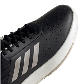 Zapatillas de mujer adidas Courtsmash negras EG4204 negro 3