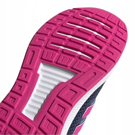 Zapatillas para niños Adidas Runfalcon C, azul marino y rosa EG6148 rosado 5