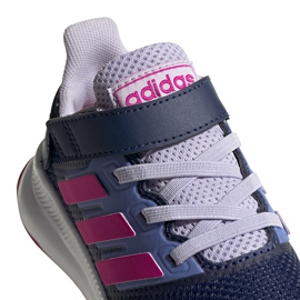 Zapatillas para niños Adidas Runfalcon C, azul marino y rosa EG6148 rosado 3