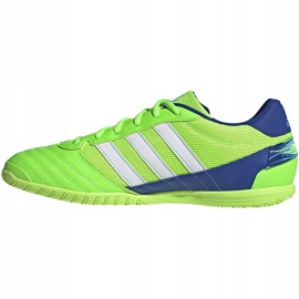 Zapatillas de fútbol Adidas Super Sala verde y azul FV2564 2