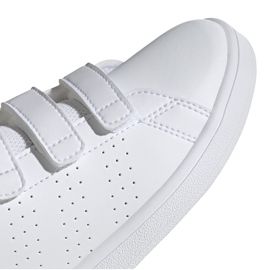 Zapatillas adidas Advantage C para niños blancas y rosas EF0221 blanco 1