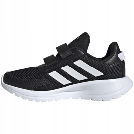 Zapatillas adidas Tensaur Run C para niños negras y blancas EG4146 blanco negro 2