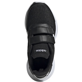 Zapatillas adidas Tensaur Run C para niños negras y blancas EG4146 blanco negro 1