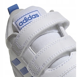 Zapatillas adidas Tensaur C para niños blancas y azules EF1096 blanco 4