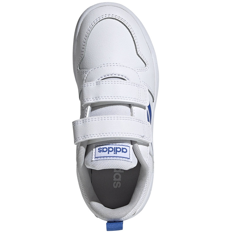 Zapatillas adidas Tensaur C para niños blancas y azules EF1096 blanco 1