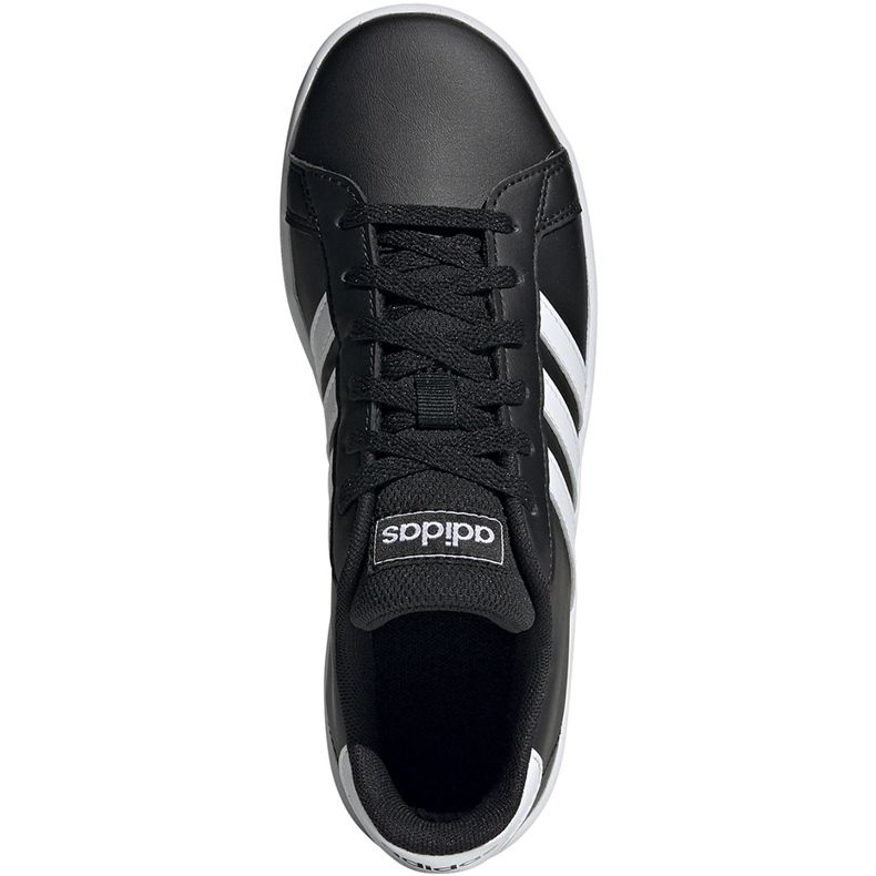 Zapatillas adidas Grand Court K para niños negras y blancas EF0102 negro 1