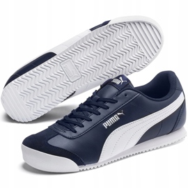 Zapatillas de hombres Puma Turino azul marino-blanco 371113 04 4