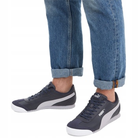 Zapatillas de hombres Puma Turino azul marino-blanco 371113 04 3