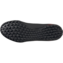 Botas de fútbol adidas Predator 20.4 Tf negras y rojas EE9585 blanco negro 6