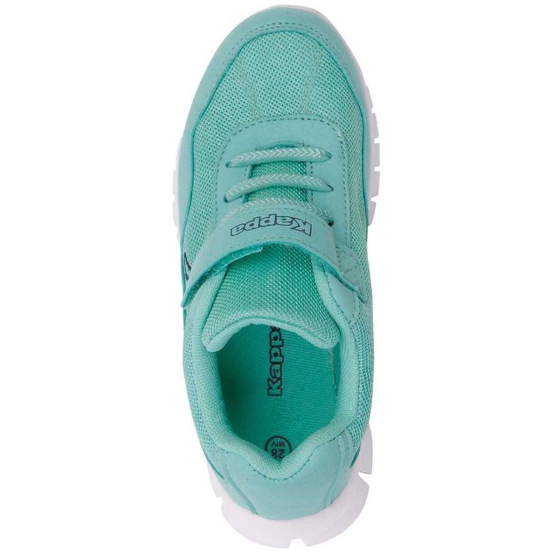 Zapatos para niños Kappa Follow K, menta-azul marino 260604K 3767 verde 1