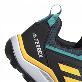 Zapatillas de hombre adidas Terrex Agravic Tr negras y turquesa FV2418 negro verde amarillo 3