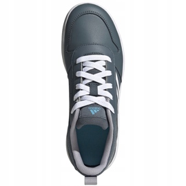Zapatillas adidas Tensaur K grises FV9450 para niños 1