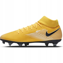 Calzado de fútbol Nike Mercurial Superfly 7 Academy Sg Pro Ac BQ9141 801 naranja amarillo 2