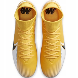 Calzado de fútbol Nike Mercurial Superfly 7 Academy Sg Pro Ac BQ9141 801 naranja amarillo 1