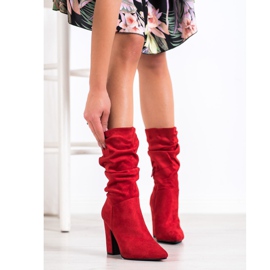 Sweet Shoes Botas rojas cortas rojo 1