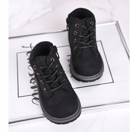Apawwa Botas niño niño negro Moa boots 1