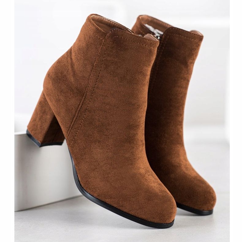 Wilady Botas de camello de moda marrón multicolor 2