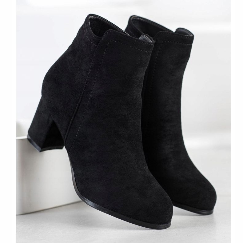 Wilady Botas negras de moda negro 1