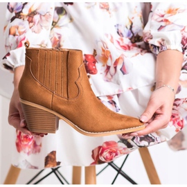 SHELOVET Vaqueras en spitz marrón 1 SHELOVET Vaqueras en spitz marrón 1