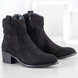 SHELOVET Botas de vaquero negras negro 2