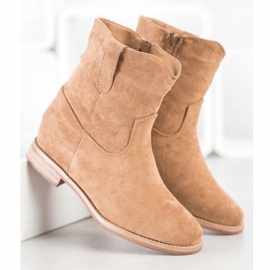 Seastar Botas de vaquero calientes en la cuña. beige 3