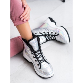 SHELOVET Cómodas botas de nieve Holo blanco multicolor 2 SHELOVET Cómodas botas de nieve Holo blanco multicolor 2