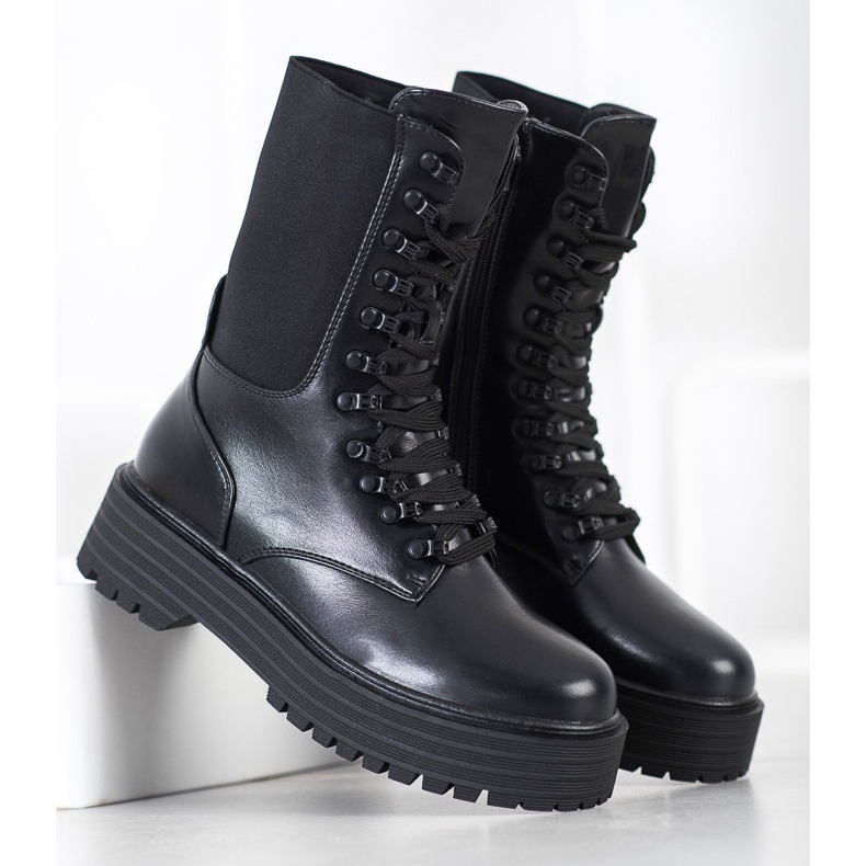 Yes Mile Botas altas negras negro 2