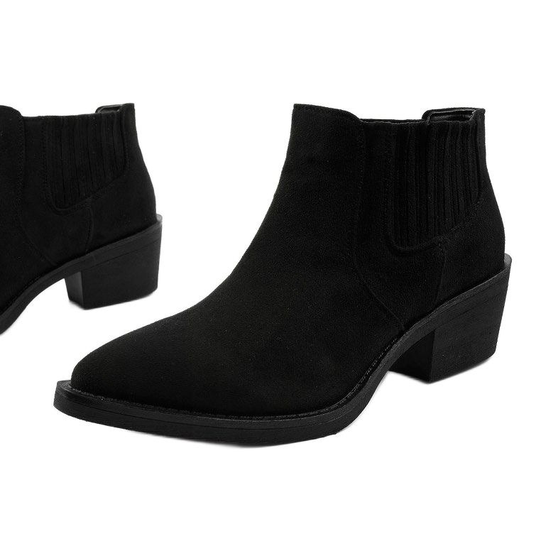 Botas sin cordones de ante negro Liking 1