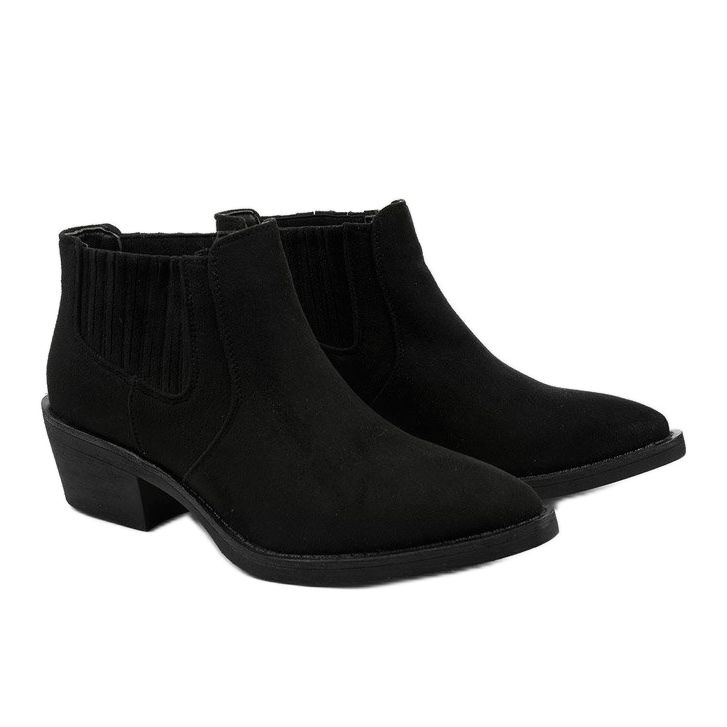 Botas sin cordones de ante negro Liking 2