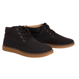 Botines cálidos hombre Sal Black 1306 negro 3
