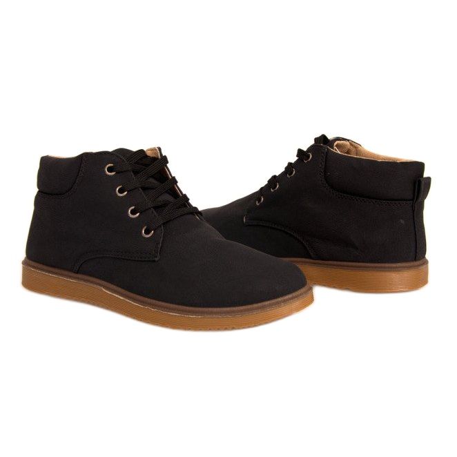 Botines cálidos hombre Sal Black 1306 negro 1 Botines cálidos hombre Sal Black 1306 negro 1