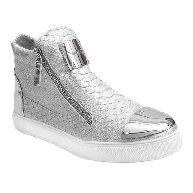 Zapatillas altas Q55 Silver plata 1