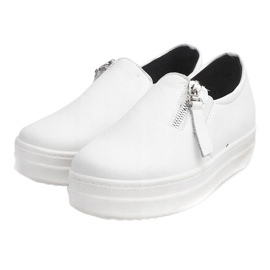 Zapatillas Creepersy con cuña 888 White blanco 3
