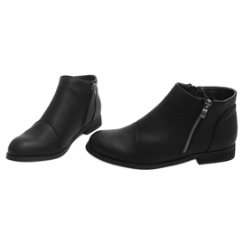 Botas caladas con cremallera H197 Negro 1
