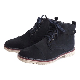 Zapatos altos con cordones M589 Granat azul marino 1