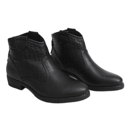 Zapatos bajos Botas de vaquero 248-PA Negro 4