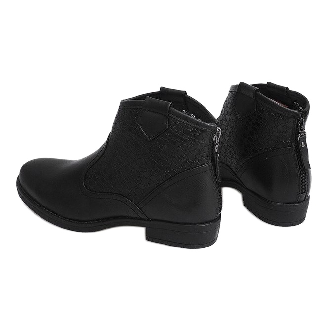Zapatos bajos Botas de vaquero 248-PA Negro 2