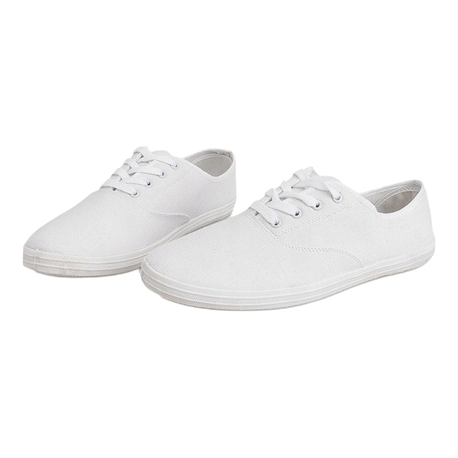 ZS-001 Zapatillas textiles blancas blanco 1 ZS-001 Zapatillas textiles blancas blanco 1