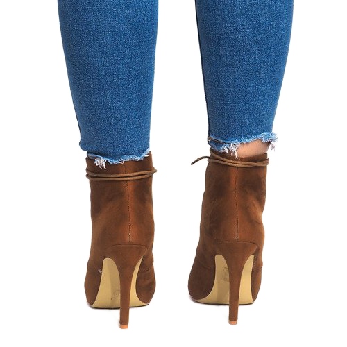 Botas De Tacón Alto H253 Camel marrón 1