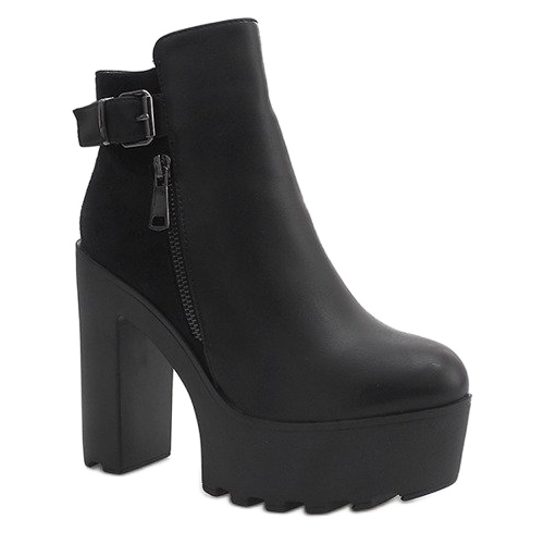 Botas calientes en un poste 979-GA Negro 1