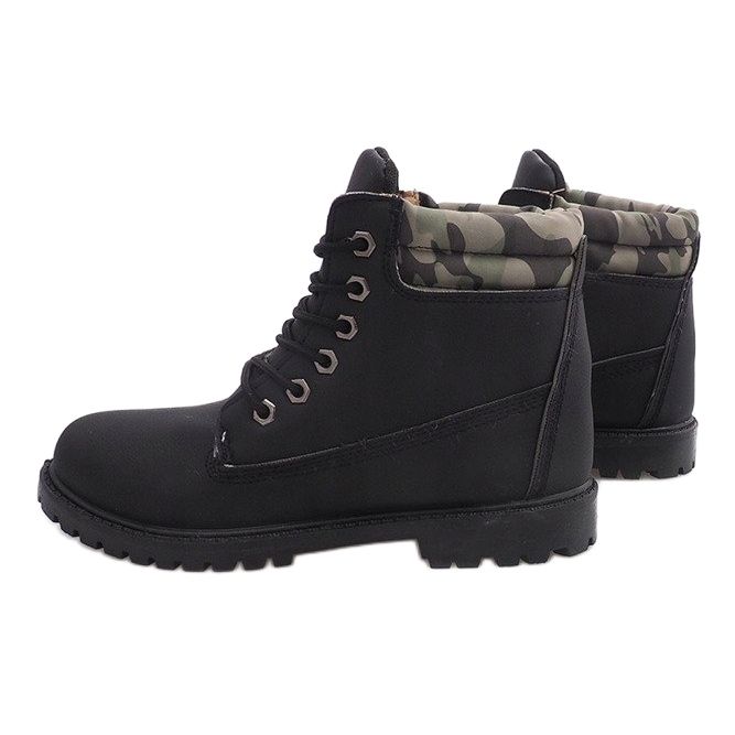 Botas de madera con aislamiento MD1710C Negro 1