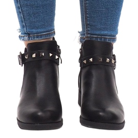 Botas Chelsea sólidas y aisladas CH-90 Negro 2