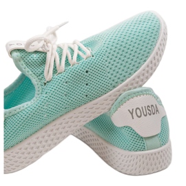 Zapatillas deportivas sin cordones verdes H935-6 2