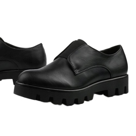 Zapatos sin cordones celadella negros 1