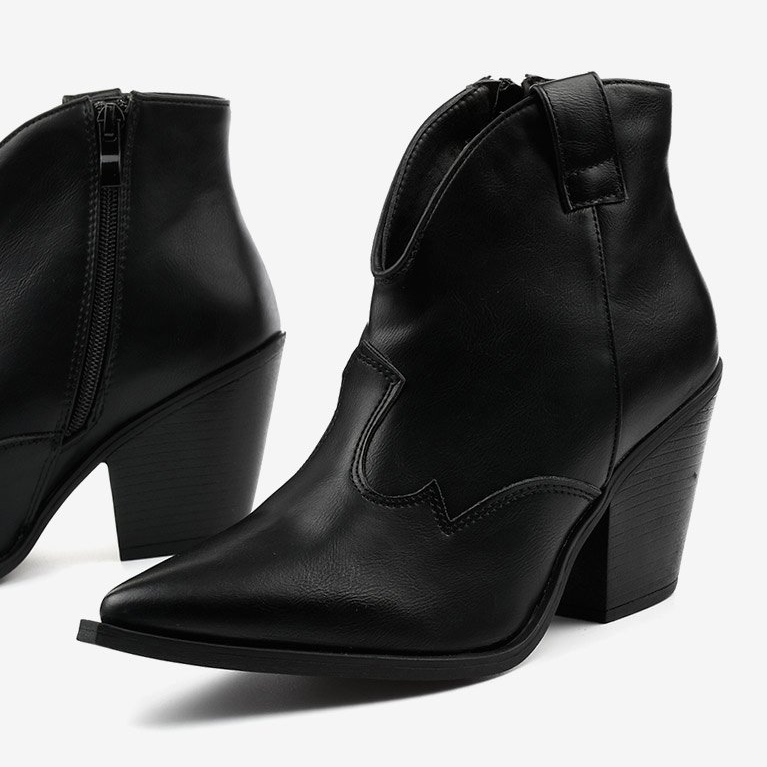 Botas camperas de mujer Black Pretender negro 1