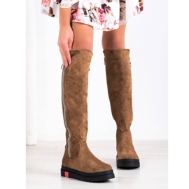 Seastar Botas con plataforma marrón 1