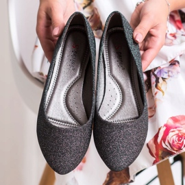 Seastar Bailarinas con purpurina plata gris 2 Seastar Bailarinas con purpurina plata gris 2