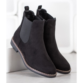 SHELOVET Botines chelsea negros 1